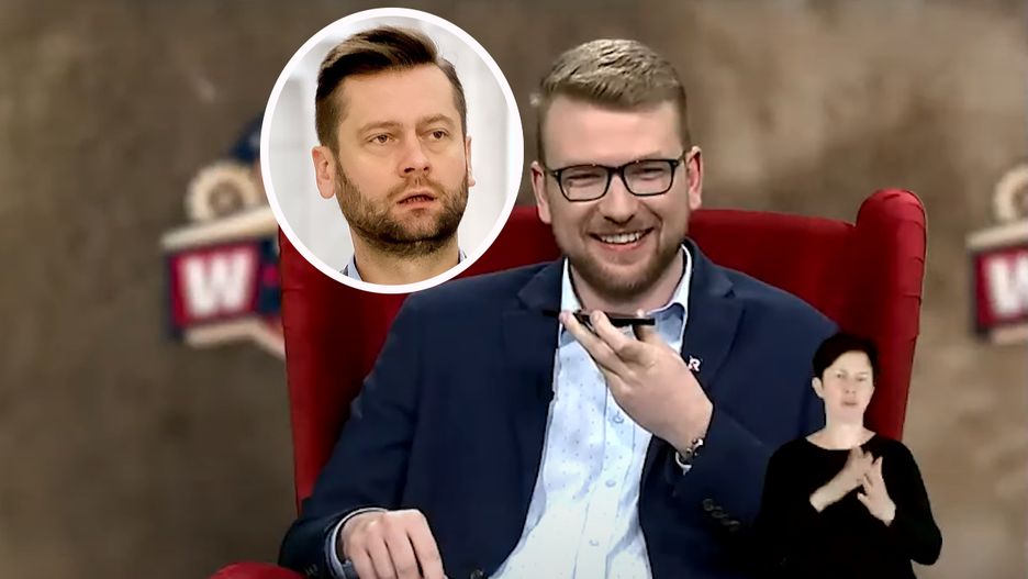 Poseł Bortniczuk odebrał na wizji telefon od Adriana Boreckiego