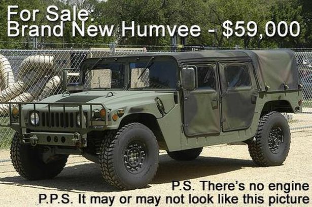 Cywilna wersja Humvee w zestawie zrób to sam za 59 000 dol. [aktualizacja]