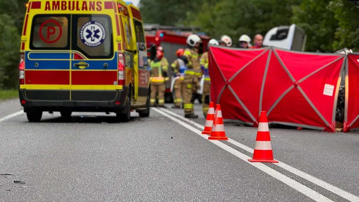 Wypadek na DK 11 w okolicy Budzynia.