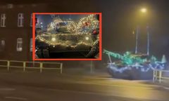 Świąteczny kamuflaż. Niecodzienny widok na ulicach Zabrza