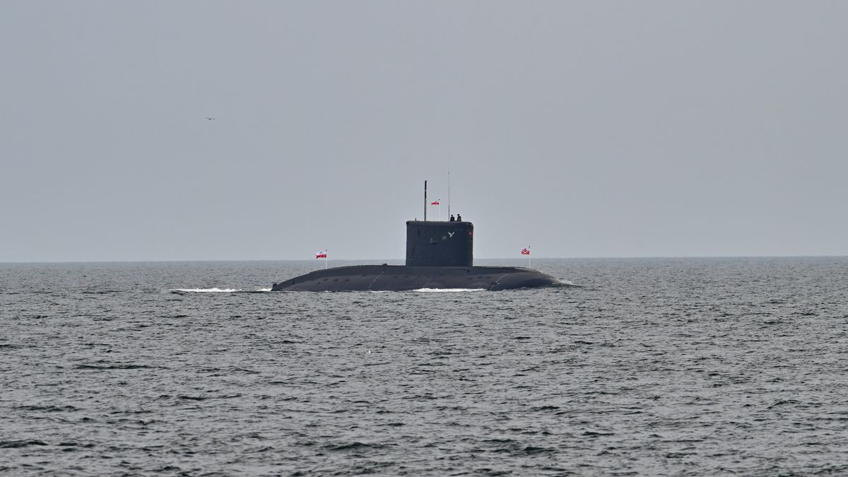 Okręt podwodny. Zdjęcie ilustracyjne