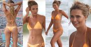 Sandra Kubicka w bikini na plaży w Miami. Seksowna? (ZDJĘCIA)