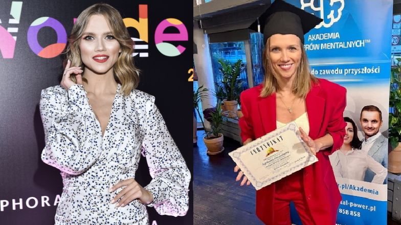 Agnieszka Kaczorowska pochwaliła się dyplomem trenera mentalnego