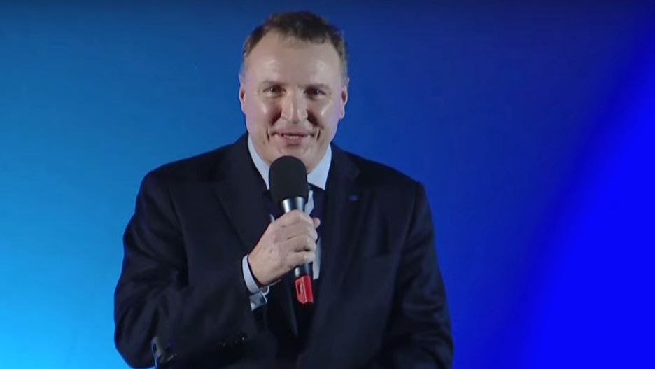 Prezes TVP Jacek Kurski na prapremierze nowego filmu
