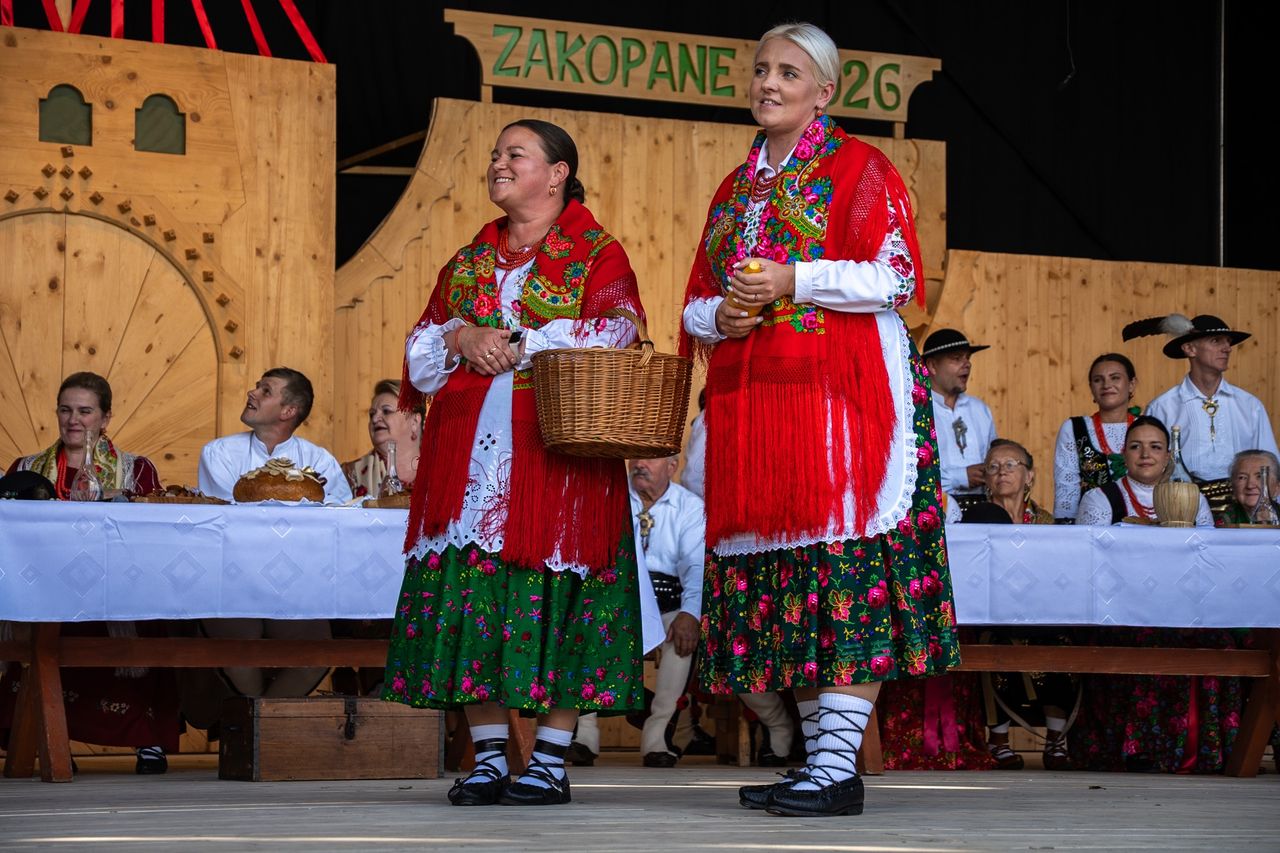 Góralskie wesele podczas festiwalu w Zakopanem