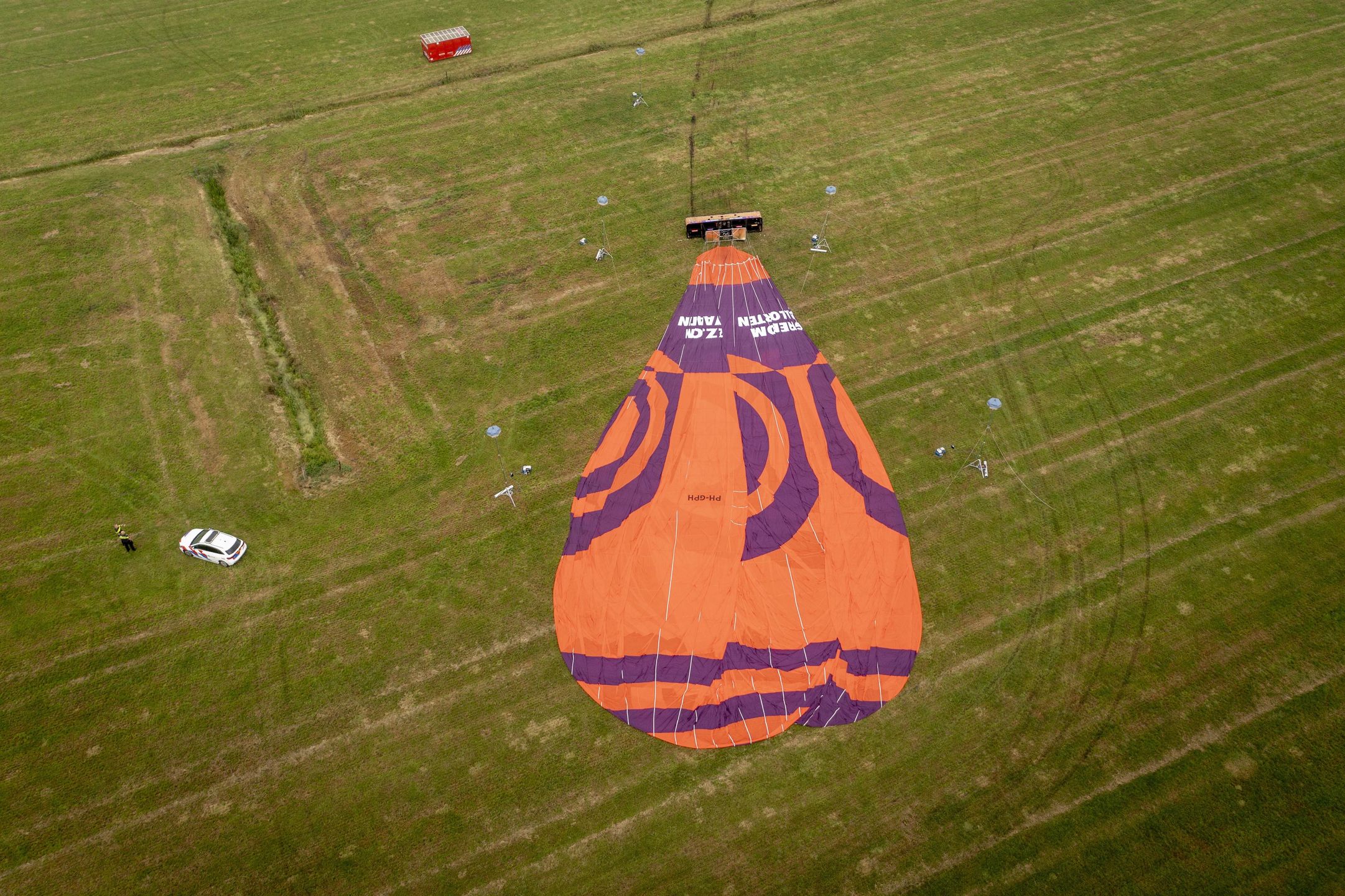 Wypadek balonu w Holandii