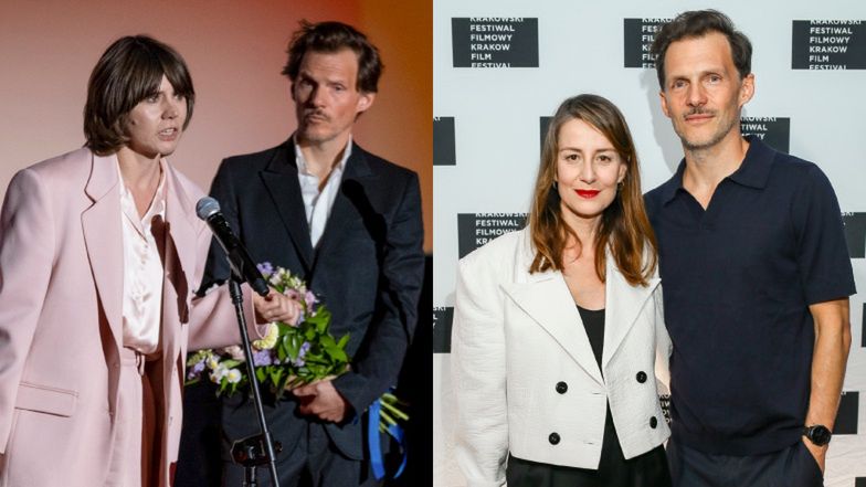 Maja Ostaszewska i Michał Englert utrzymują dobre relacje