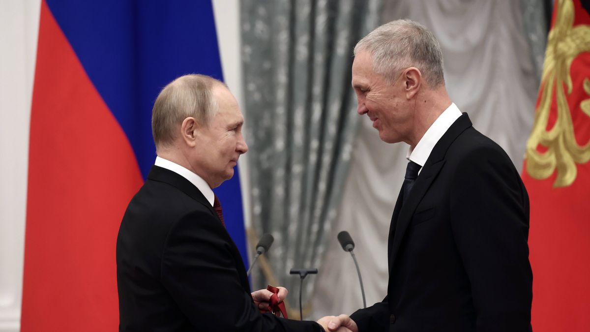 Władimir Putin i Władimir Saldo