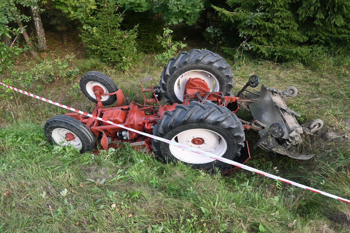 Ruda-Huta: Tragiczny wypadek. Nie żyje 74-latek