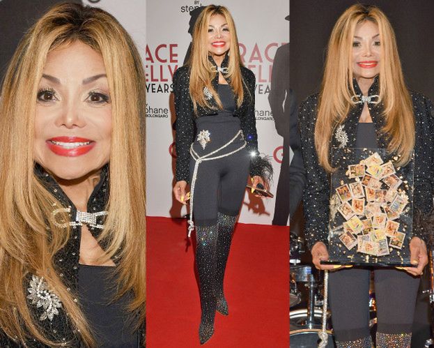 62-letnia La Toya Jackson eksponuje figurę w lycrowym kombinezonie