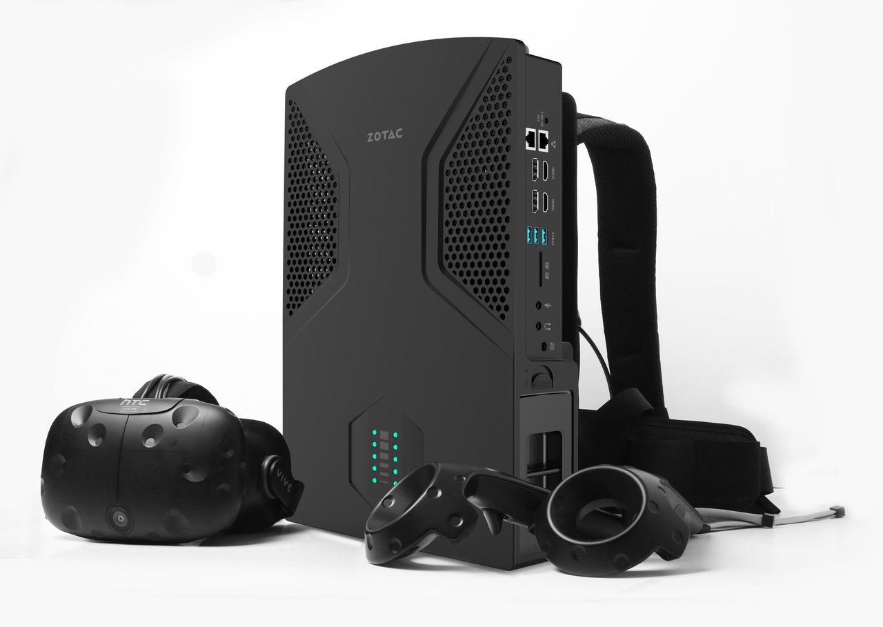 Zotac VR Go: finalna wersja plecaka do VR z GeForcem GTX 1070