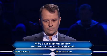 "Milionerzy": zawodnikowi szło znakomicie. Ale "wyłożył się" na pytaniu o piosenkę