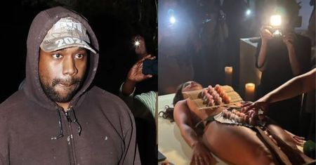 Kanye West wyprawił urodziny i serwował sushi na półnagich kobietach... Wśród gości byli raperzy i 9-letnia North (ZDJĘCIA)