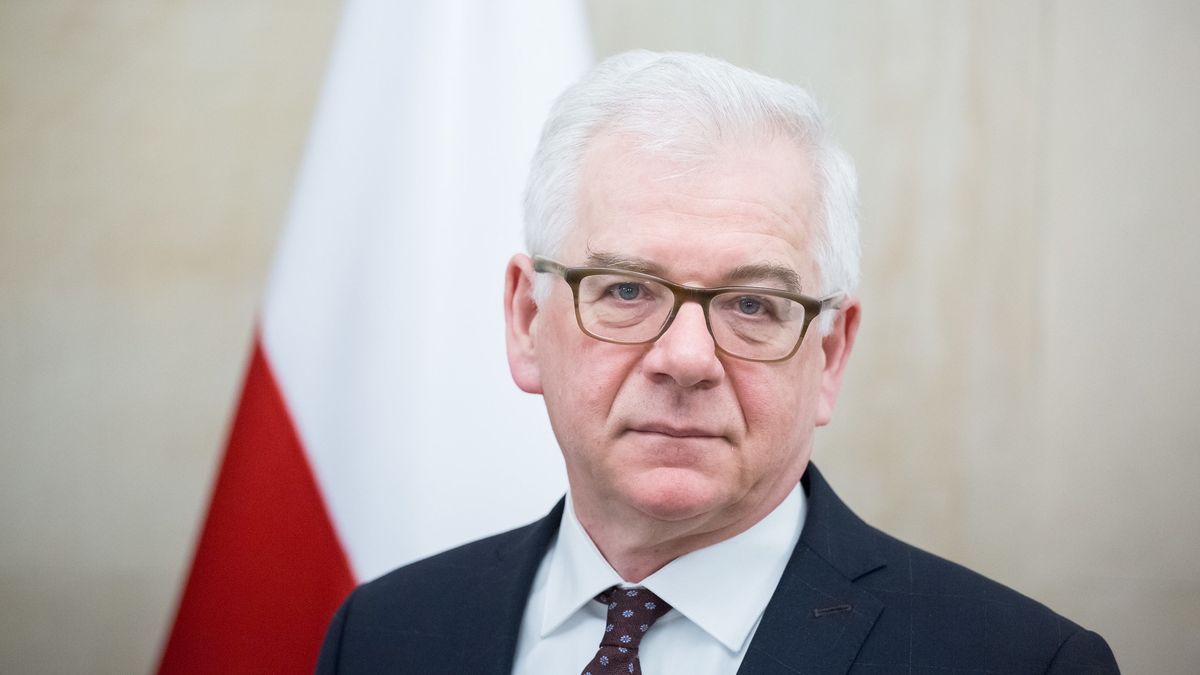 Minister spraw zagranicznych Jacek Czaputowicz. 