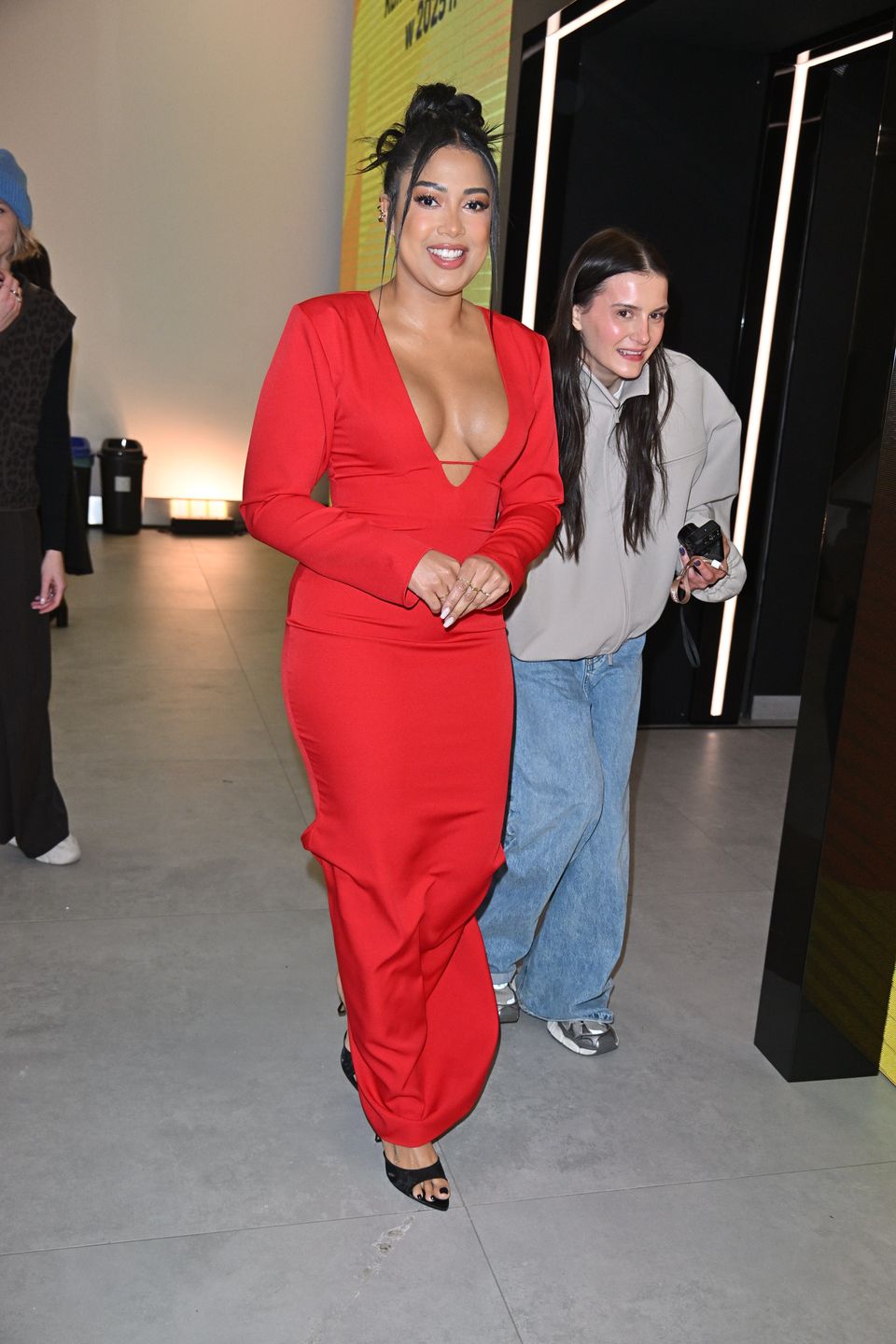 Patricia Kazadi na premierze wiosennej ramówki Polsatu.