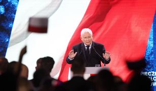 Fala okrzyków z sali. Natychmiastowa reakcja Kaczyńskiego