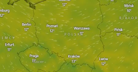 Prognoza pogody na 16 i 17 października. Polska pod wpływem niżu