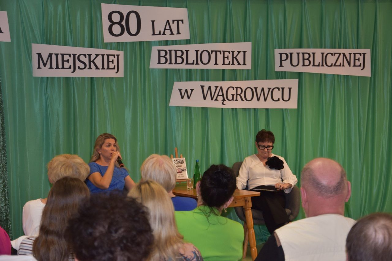 Królowa Polskiego Kryminału zawitała do Wągrowca
