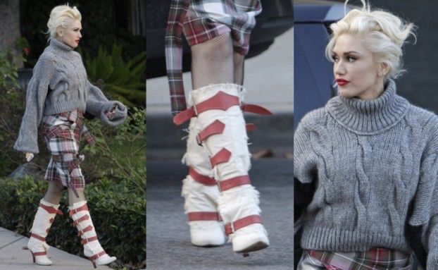 Gwen Stefani w kowbojskich butach