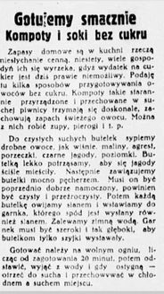 Przedwojenny przepis z 1936 roku