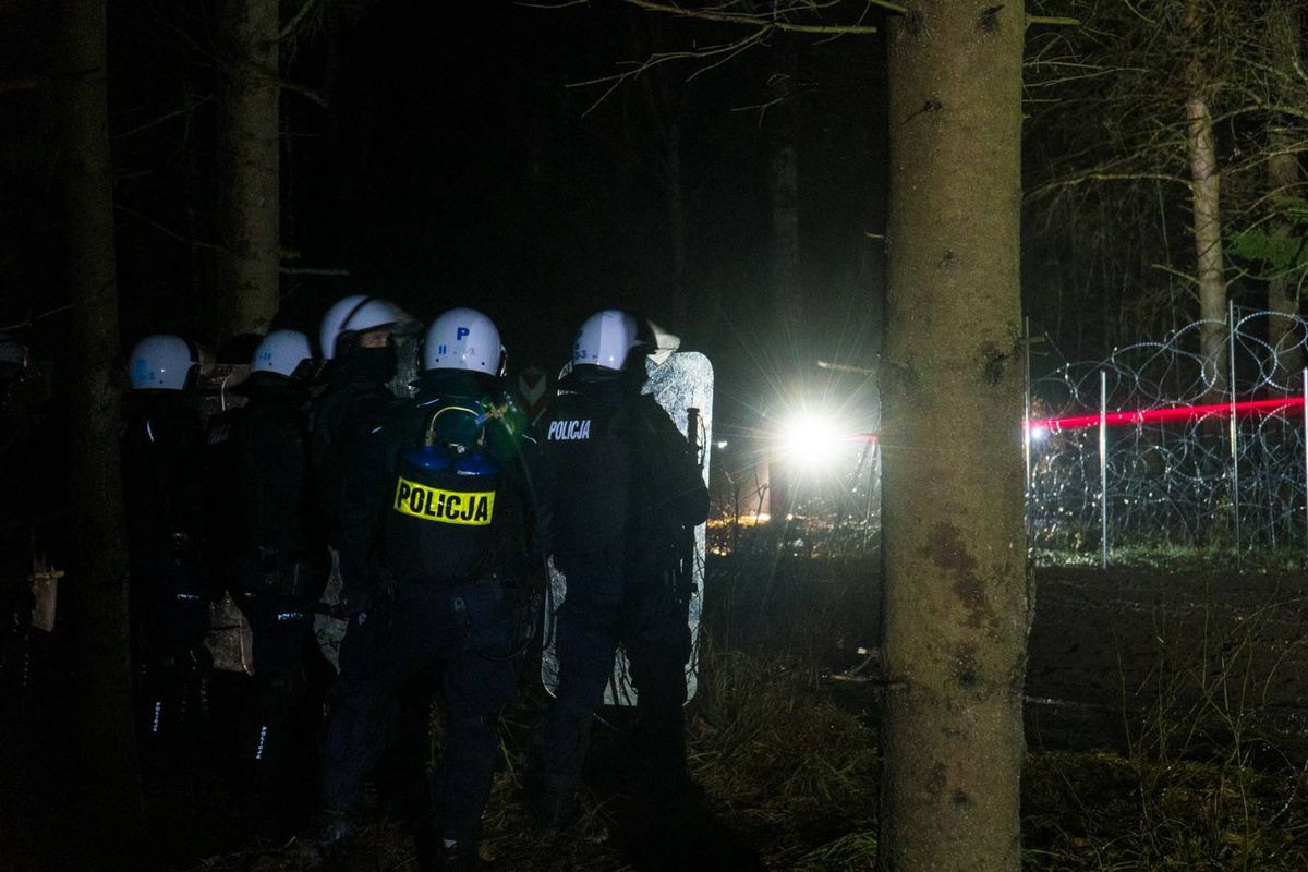 21 listopada 150 migrantów próbowało przejść linię granicy w gminie Dubicze Cerkiewne 