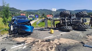 18-letni kierowca ciągnika walczył o życie. Tragiczne doniesienia