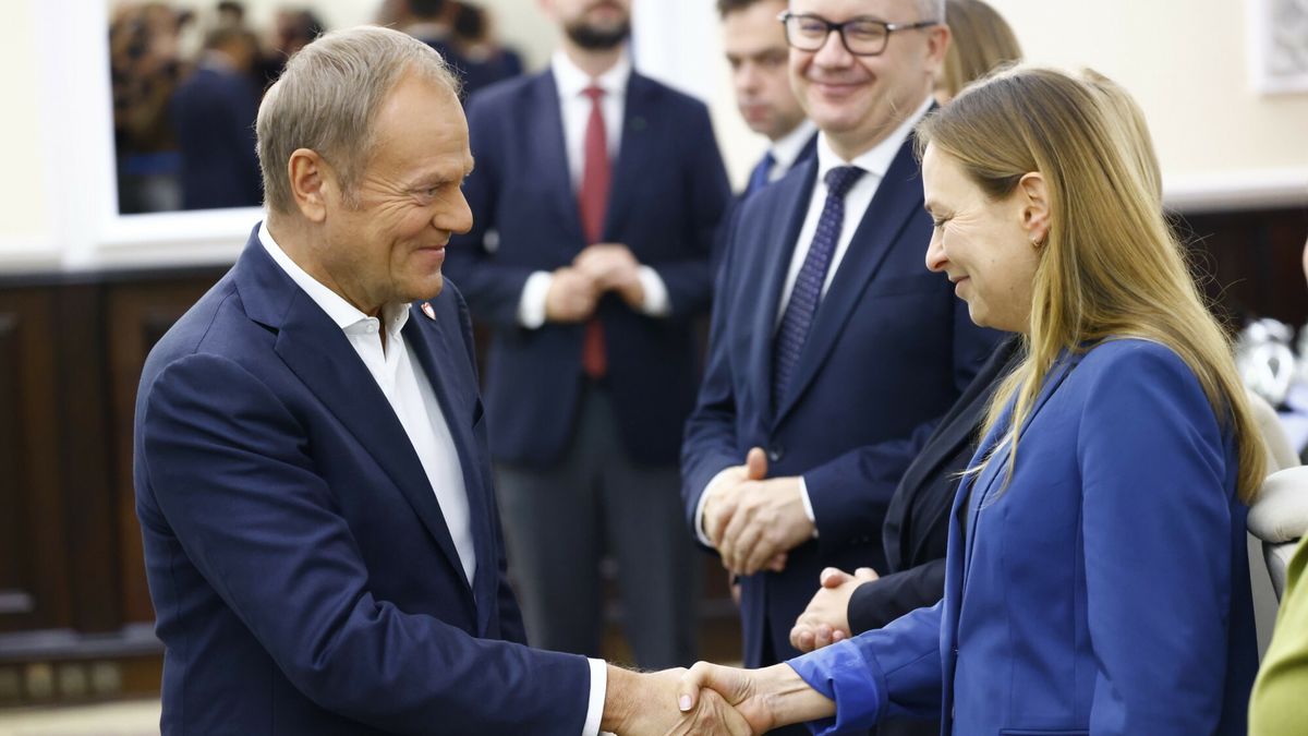 Premier Donald Tusk i ministra Katarzyna Pełczyńska-Nałęcz