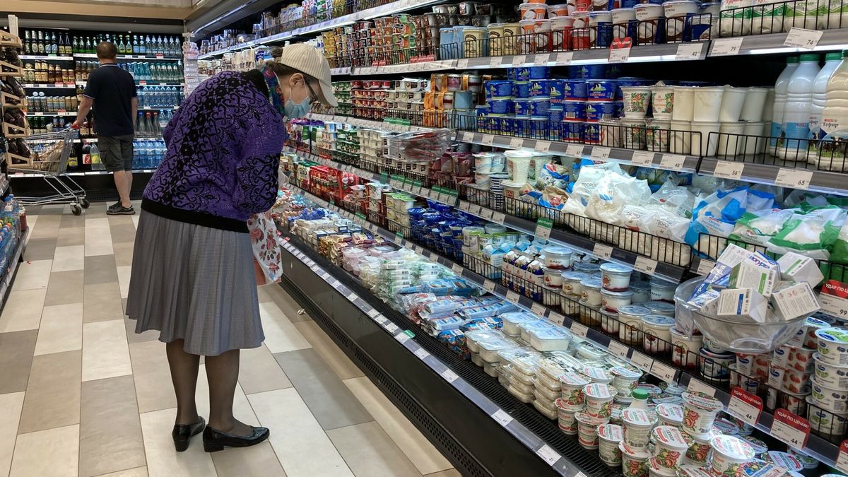 Archiwum Wojtka ?askiego
photo: Wojtek Laski  03.07.2021 Moskwa, Rosja  Sklep spozywczy w Moskwie w czasie pandemii koronawirusa
Wojtek Laski