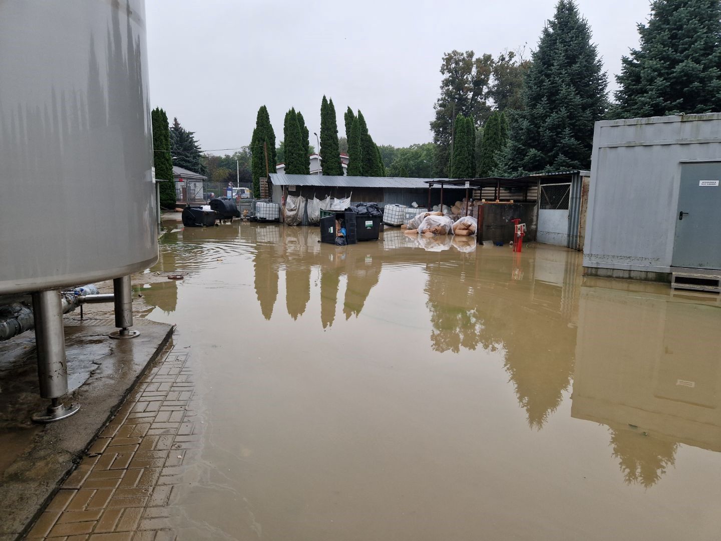 Zniszczenia w Cukrach Nyskich po powodzi