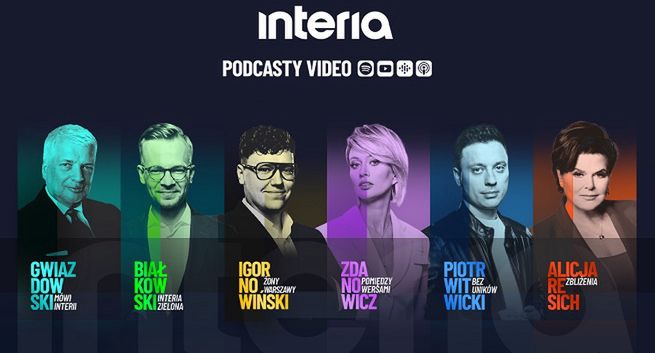 Witwicki, Zdanowicz, Resich i Białkowski w podcastach video w Interii, nowością „Żony Warszawy” Igora Nowińskiego
