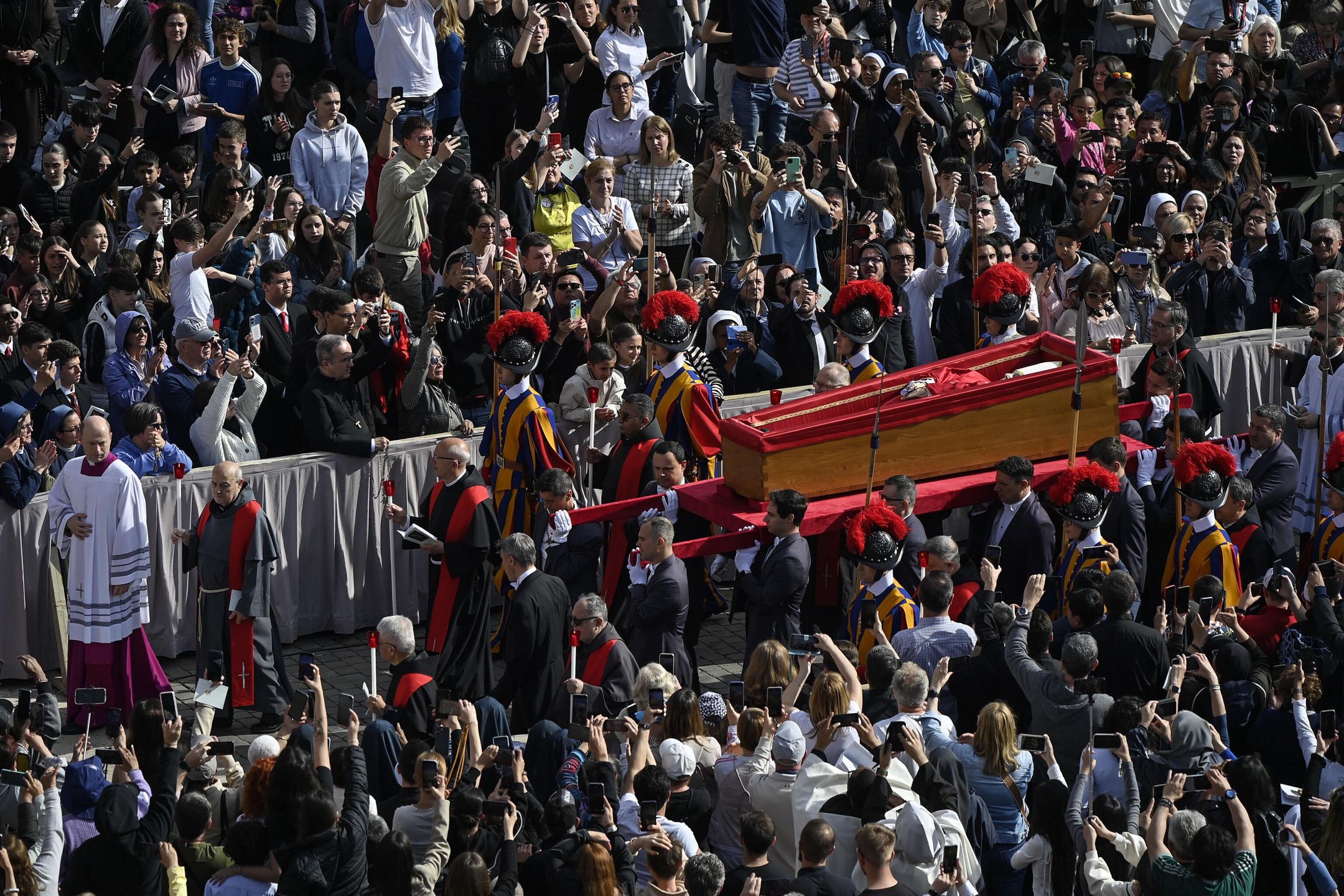 Pożegnanie papieża Franciszka.