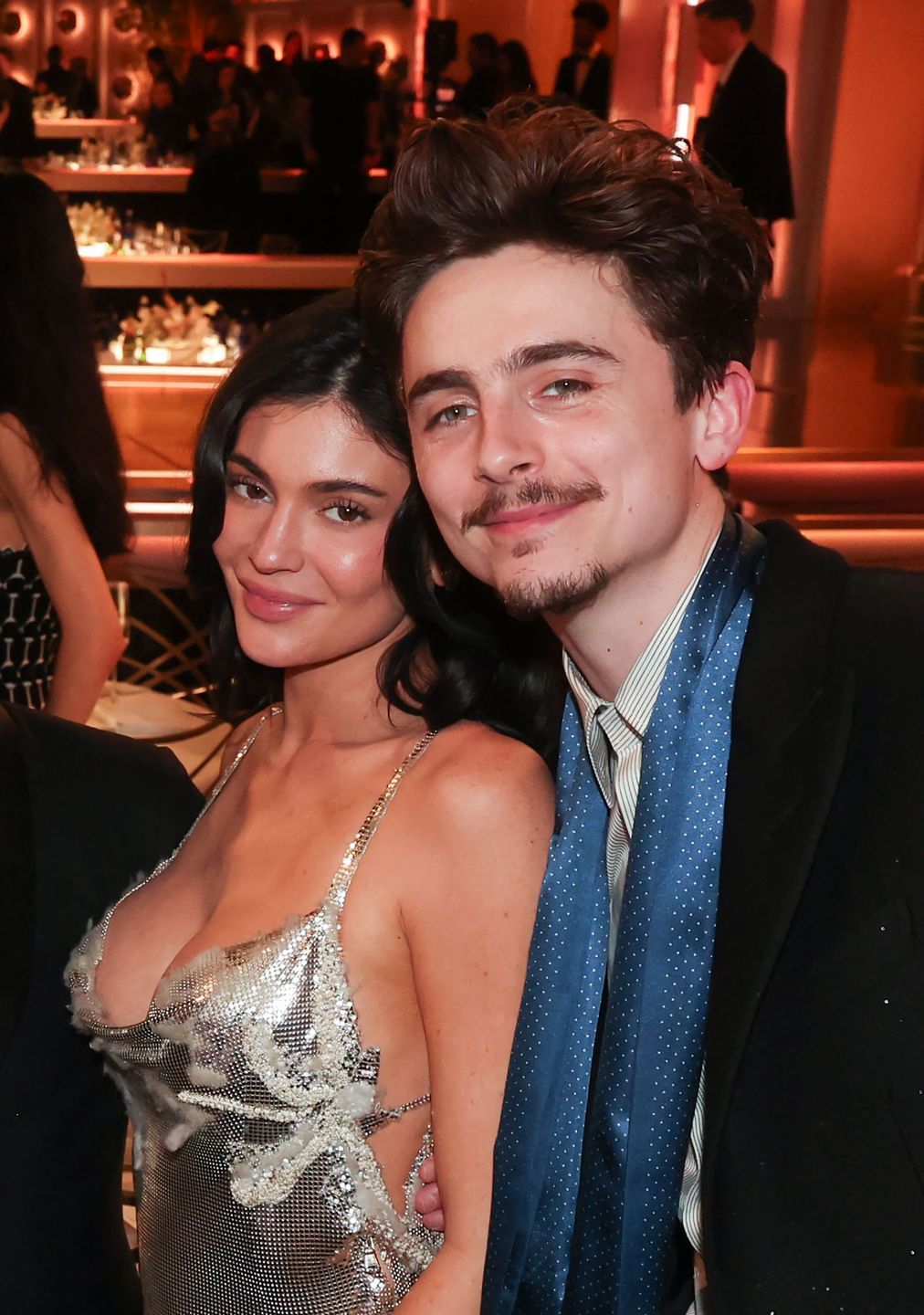 Kylie Jenner i Timothée Chalamet na Złotych Globach