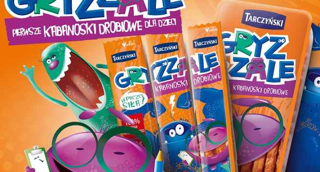 Tarczyński reklamuje kabanosy dla dzieci Gryzzale