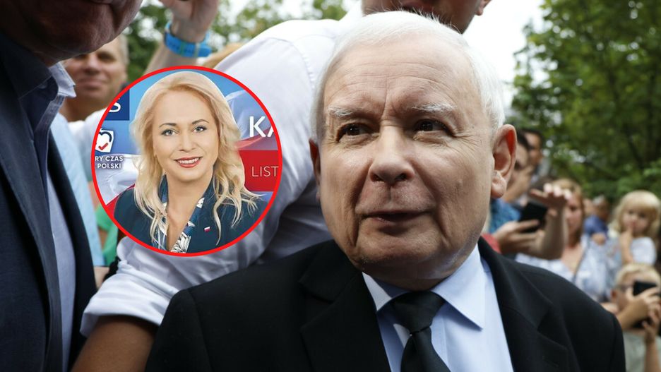 Jarosław Kaczyński i Stanisława Kasprzycka