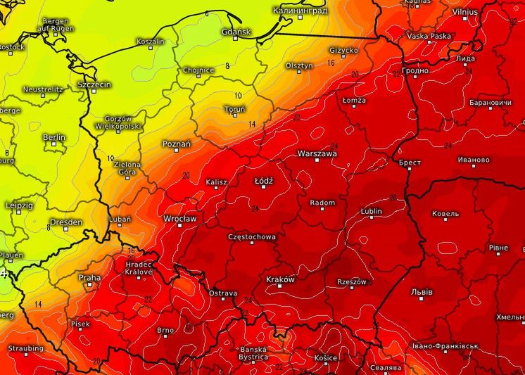 Pogoda. Gwałtowna zmiana, spadnie deszcz i śnieg. Ogromne różnice w temperaturze