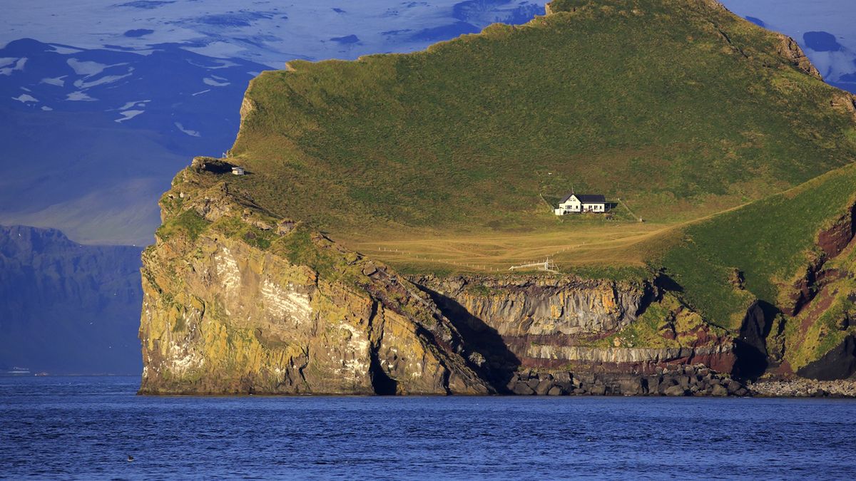 Tajemnicza budowla na islandzkiej wyspie Ellidaey