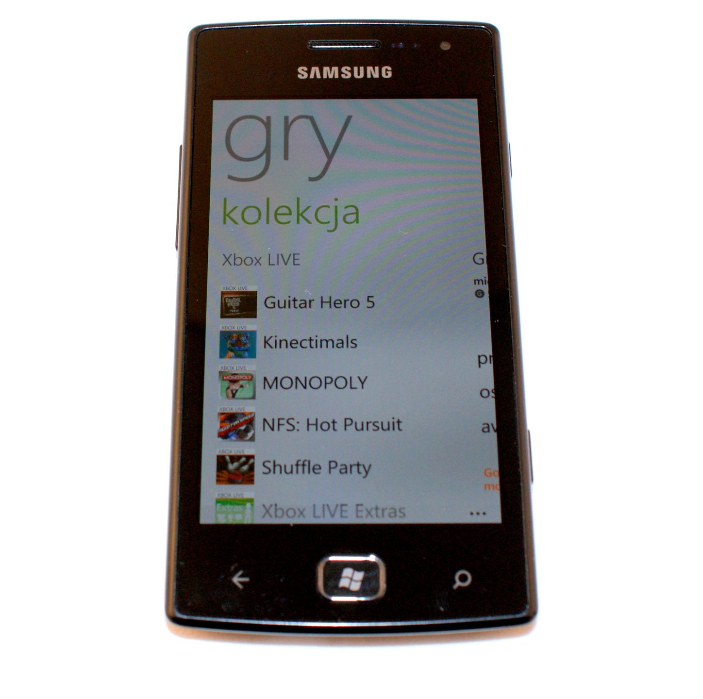 Samsung Omnia W - elegancki Windows Phone [test] 9