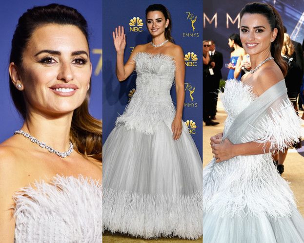 Zjawiskowa Penelope Cruz pozdrawia z gali Emmy