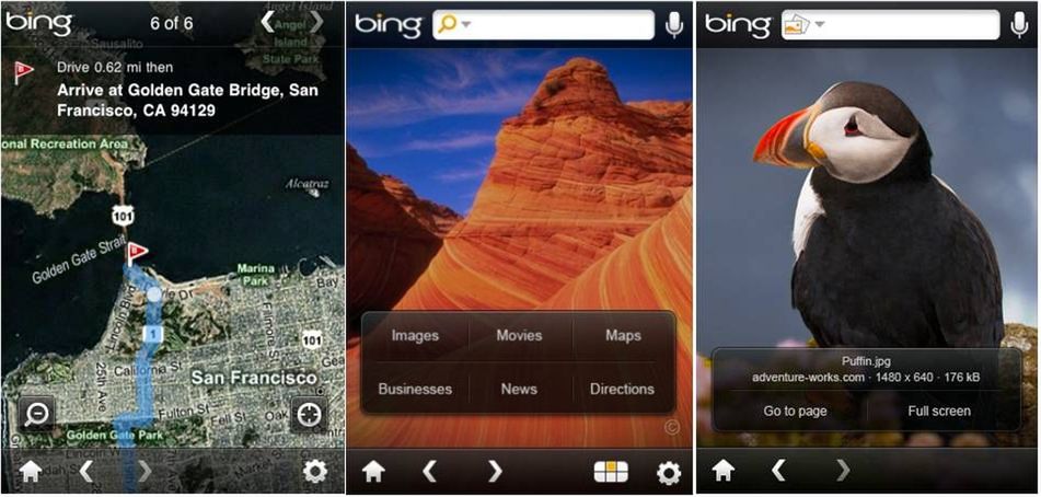 Bing dla iPhone'a