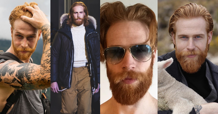 CIACHO TYGODNIA: Gwilym Pugh - rudy brodacz, który z otyłego agenta ubezpieczeniowego stał się rozchwytywanym modelem (ZDJĘCIA)
