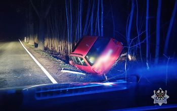 Wałbrzych: Trzech nietrzeźwych kierujących zatrzymanych jednego dnia. 35-latek wjechał do rowu i próbował uciec