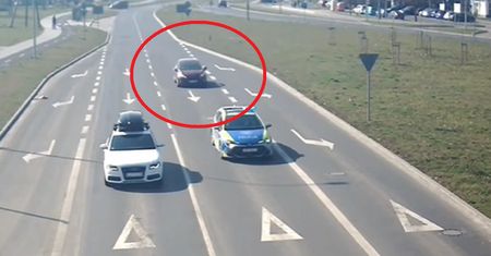 Przekroczył prędkość, wiózł rodzącą kobietę. Pomogła policja