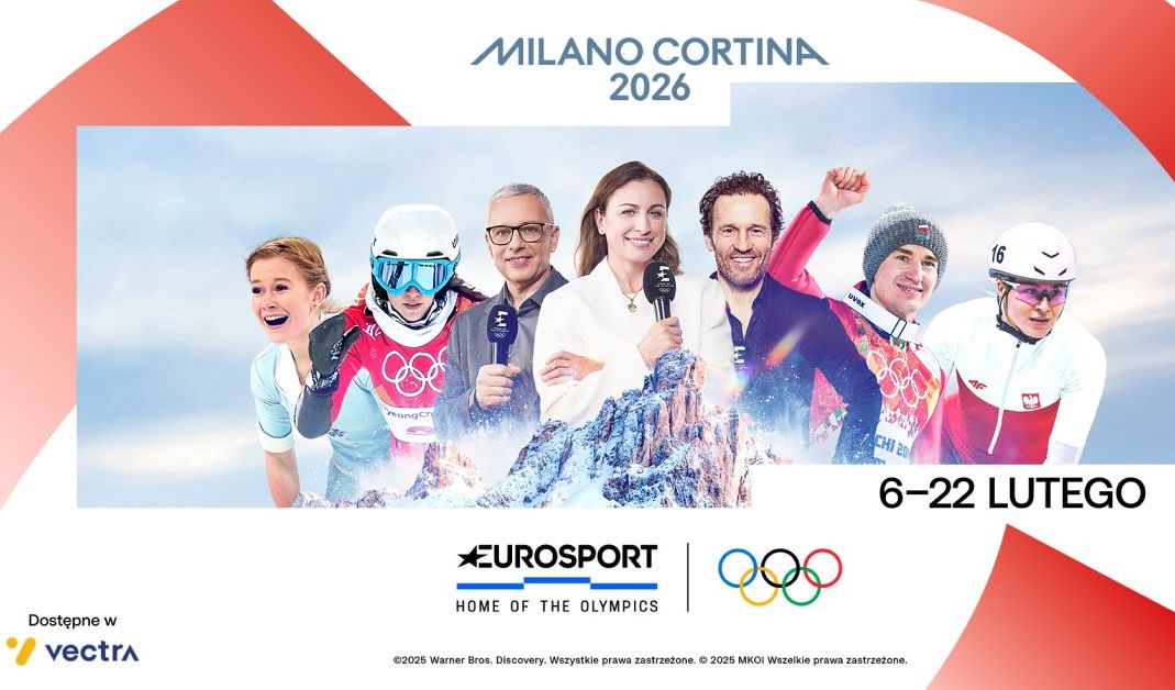 Vectra ze specjalnymi ofertami na igrzyska. Obejmują Eurosport i HBO Max