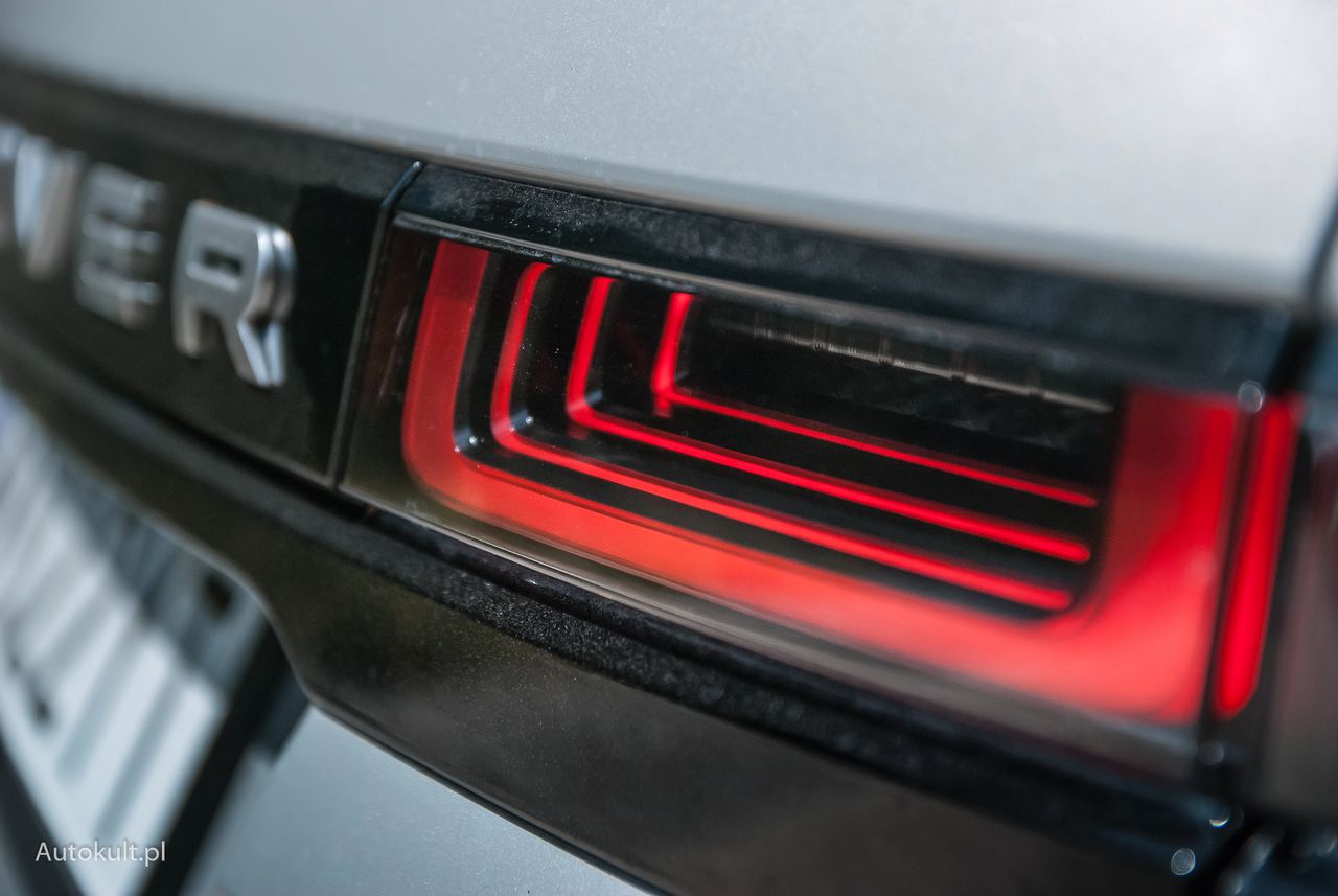 Range Rover Evoque - tylne światła