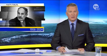 Emocje wzięły górę. Poruszająca scena w "Faktach" TVN