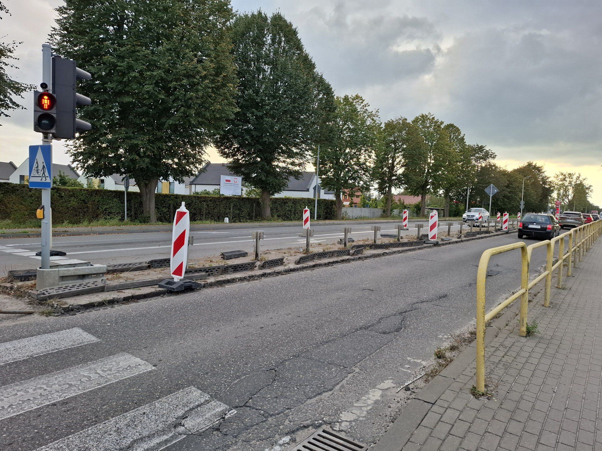 Kierowcy muszą uważać szczególnie w rejonie skrzyżowania ulicy Szczecińskiej, Witosa i wjazdu na teren sklepów Auchan i Obi.