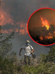 Rodos w ogniu. Tysiące ludzi zmuszonych do ucieczki przed pożarami