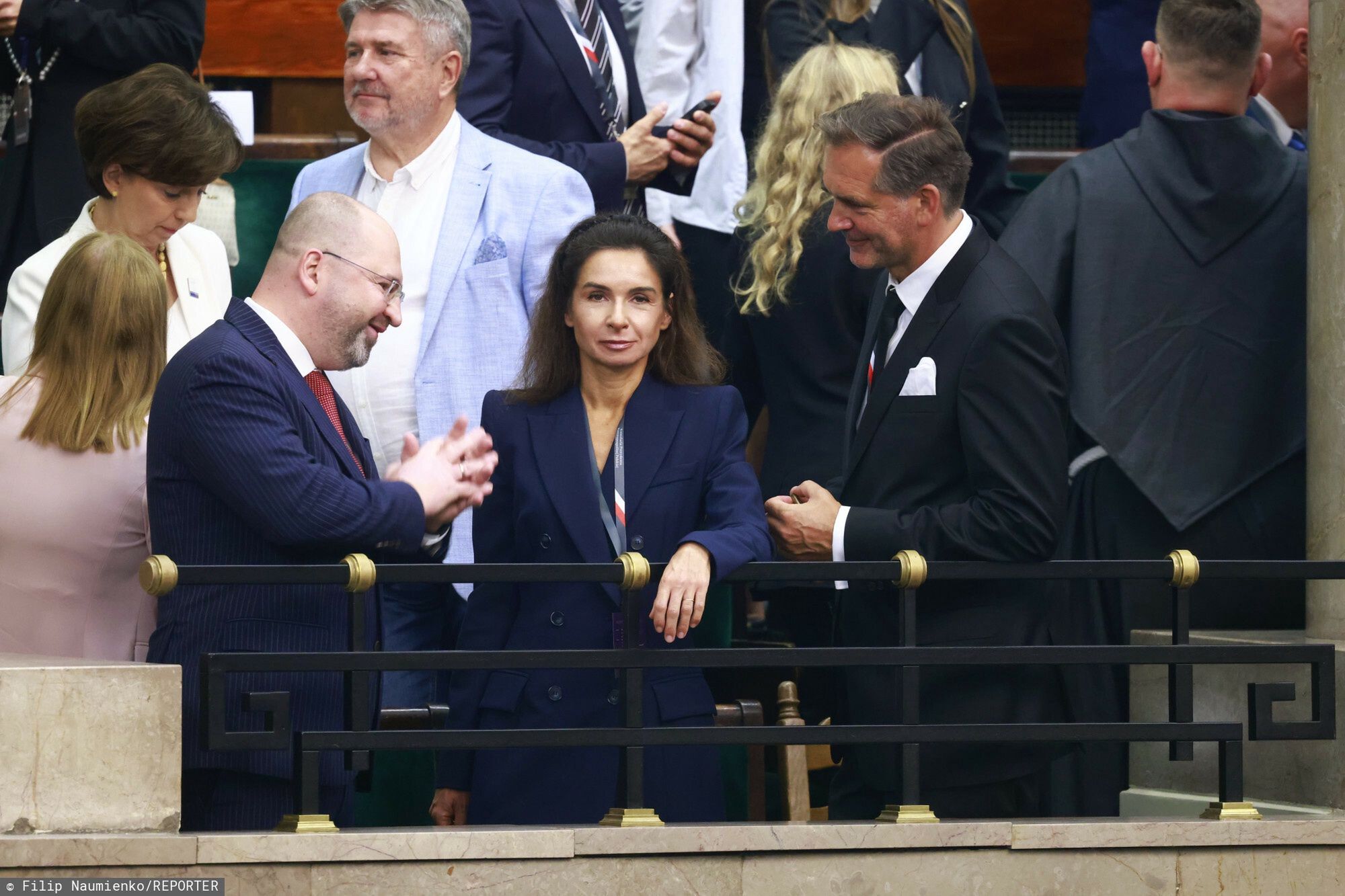 Marta Kaczyńska i Adam Bielan