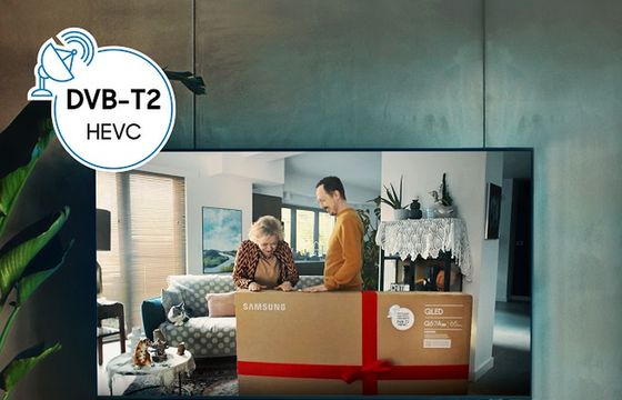 Samsung reklamuje telewizory dostosowane do standardu DVB-T2/HEVC