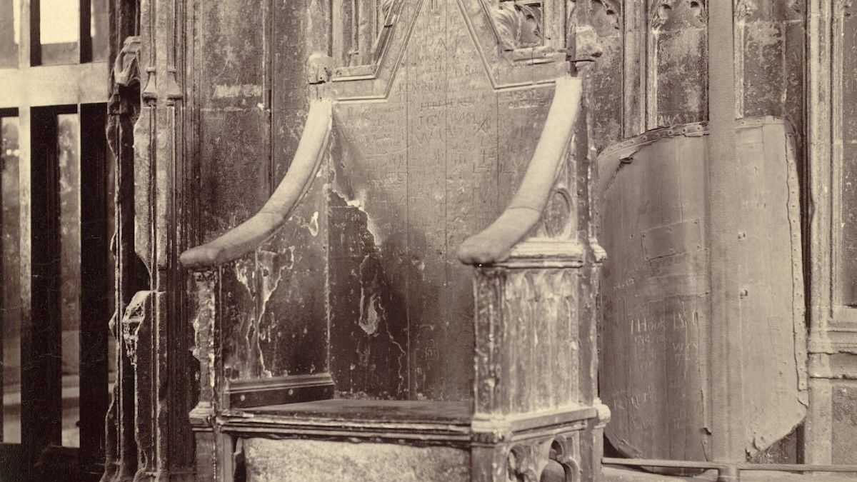 Kamień ze Scone ok. 1875-1885 r.